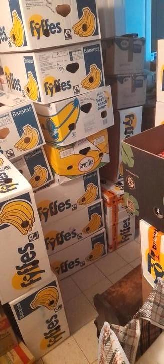 bananedozen en friet dozen ideaal voor te verhuizen., Doe-het-zelf en Bouw, Kratten en Dozen, Gebruikt, Ophalen