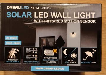 Buitenverlichting met sensor en zonnepaneel Dreamled beschikbaar voor biedingen