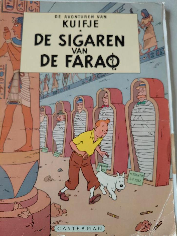 Kuifje. De sigaren van de Farao. Strip, Boeken, Stripverhalen, Gelezen, Eén stripboek, Ophalen