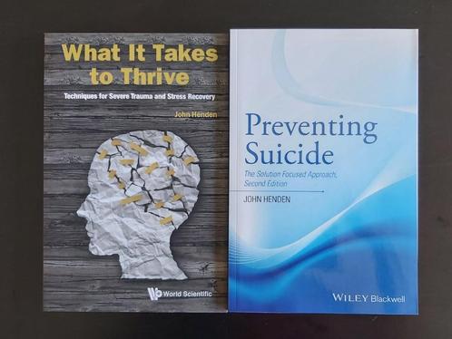 Pakket trauma en suïcidepreventie, Boeken, Psychologie, Zo goed als nieuw, Overige onderwerpen, Ophalen of Verzenden