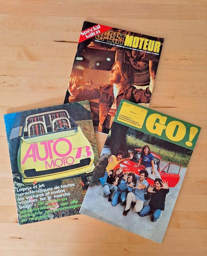 3 vintage retro 70's magazines/ tijdschriften, Verzamelen, Tijdschriften, Kranten en Knipsels, Tijdschrift, 1960 tot 1980, Ophalen of Verzenden