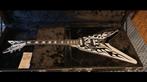 DEAN Flying V Michael Schenker Custom Flame Graphic, Ophalen, Nieuw, Solid body, Overige merken