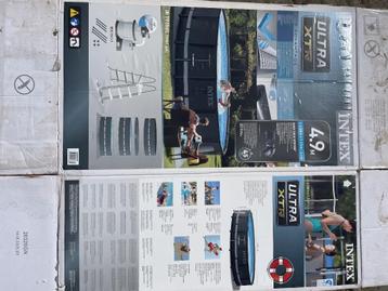 INTEX zwembad ULTRA XTR 4.9m voor vrijdag weg = 300EUR, Gebruikt, Rond, 300 cm of meer, Ophalen
