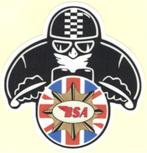 BSA Cafe Racer sticker #7, Motoren, Verzenden