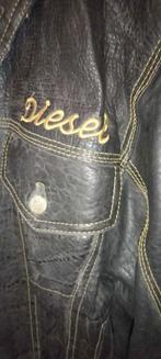 Diesel leather jacket, Verzenden, Nieuw, Maat 56/58 (XL), Zwart