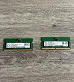 2 x 8GB DDR5 so-dimm RAM geheugen, Computers en Software, RAM geheugen, Ophalen of Verzenden, Zo goed als nieuw, DDR5
