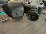 Camera yashica met lenzen en flits, Audio, Tv en Foto, Ophalen, Gebruikt