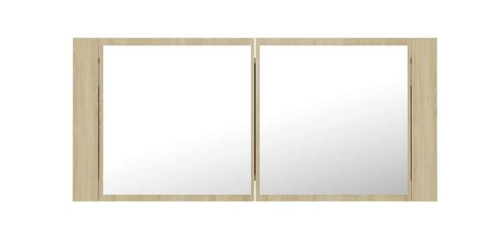 Badkamerkast met spiegel en led. 100 x 12 x 45 cm, Huis en Inrichting, Badkamer | Badkamermeubels, Nieuw, Spiegelkast, 100 tot 150 cm