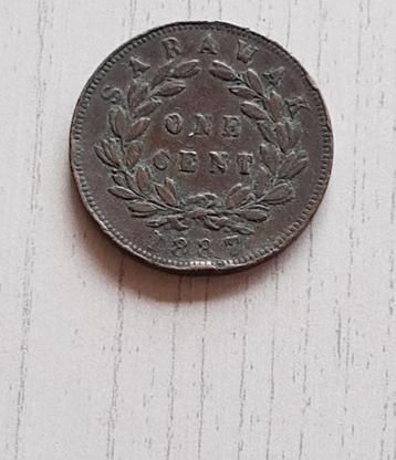 One Cent 1887 Koninkrijk Sarawak  beschikbaar voor biedingen