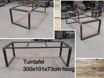 tuintafel - NIEUW tafelonderstel 300x101x73 cm H - eettafel  beschikbaar voor biedingen