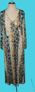Nieuwe lange jurk maat 42/44 Slangenprint, Taille 42/44 (L), Sous le genou, Envoi, Neuf