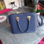 Handtas, Handtassen en Accessoires, Tassen | Damestassen, Ophalen, Gebruikt, Blauw, Handtas