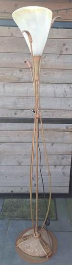 Vintage vloerlamp, Huis en Inrichting, Lampen | Vloerlampen, Ophalen, Gebruikt, Glas, 150 tot 200 cm