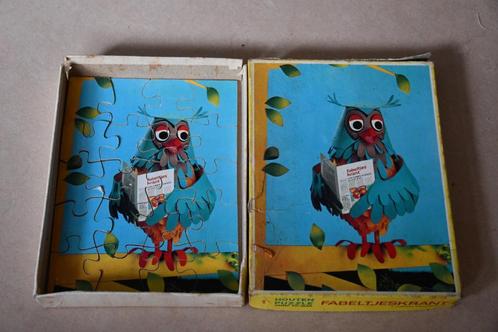 Houten kinderpuzzel Mijnheer De uil - 20 stukjes, Kinderen en Baby's, Speelgoed | Kinderpuzzels, Gebruikt, 2 tot 4 jaar, 10 tot 50 stukjes