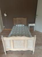 Gezandstraalde bed en kast, Antiek en Kunst, Ophalen