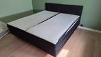 4 zwarte enkele zwarte boxspring bedden van goede kwaliteitt, Ophalen, 90 cm, Eenpersoons, Zwart