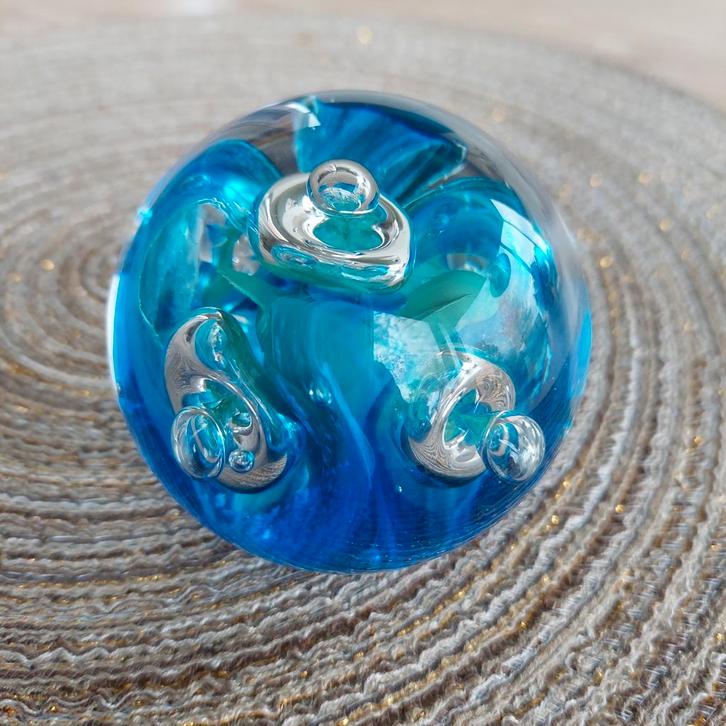 Glazen presse-papier, Diversen, Bureau-accessoires, Ophalen of Verzenden