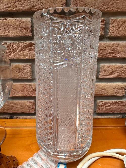 Vaas, Huis en Inrichting, Woonaccessoires | Vazen, Zo goed als nieuw, Glas, Ophalen