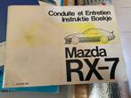 Instructieboekje Mazda Rx7, Ophalen of Verzenden