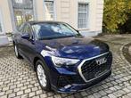 Audi Q3 45 TFSIe Sportback S tronic Verwarmd Leder, Camera, Auto's, 245 pk, 4 cilinders, Blauw, Leder