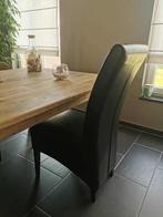 Lederen Stoelen, Huis en Inrichting, Ophalen, Bruin, Leer, Zo goed als nieuw