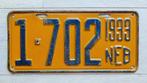 Nummerplaat van NEBRASKA 1933 / Licence plate NEBRASKA 1933, Ophalen of Verzenden, Gebruikt, Auto's