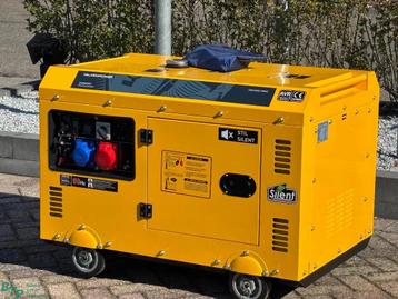 Demo Diesel noodstroom generator 230 en 400v krachtstroom beschikbaar voor biedingen