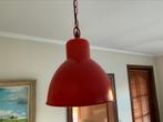 Rode metalen lamp, Minder dan 50 cm, Gebruikt, Ophalen of Verzenden, Metaal