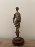 Statue en bronze art déco personne abstraite, Antiquités & Art, Bronze, Enlèvement ou Envoi