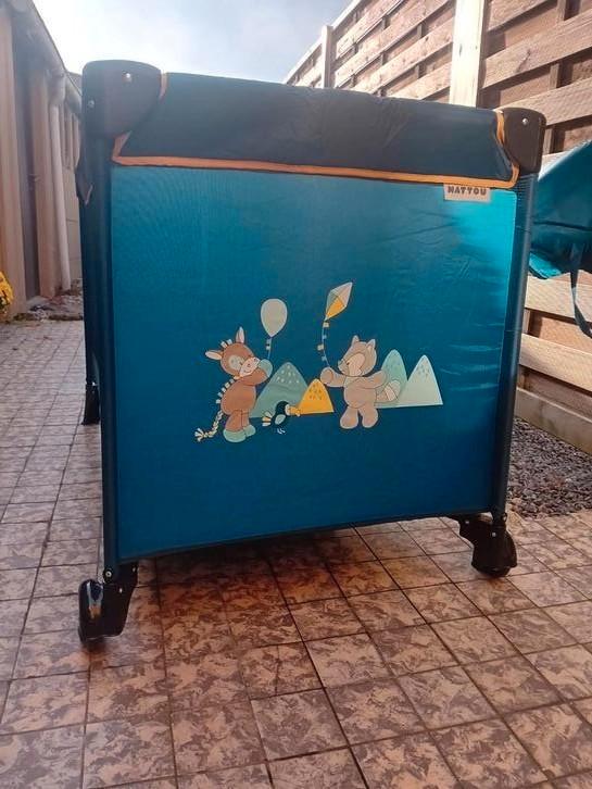 Reisbed met bijbehorende matras, Enfants & Bébés, Chambre d'enfant | Lits, Comme neuf, Moins de 140 cm, Moins de 70 cm, Matelas