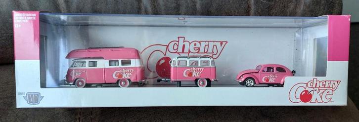 m2 cherry coke vw set, Hobby en Vrije tijd, Modelauto's | 1:50, Nieuw, Auto, Overige merken, Ophalen of Verzenden