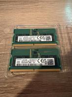 16GB (2x 8GB) DDR5 SODIMM 5600Mhz laptop ramgeheugen Samsung, Computers en Software, Ophalen of Verzenden, Zo goed als nieuw, DDR5