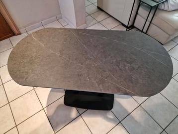 Table de bistrot en céramique., Comme neuf, Enlèvement, 75 cm ou plus, Autres matériaux