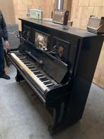 Decoratieve piano, Muziek en Instrumenten, Piano's, Gebruikt, Piano, Zwart, Ophalen