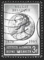 1 Postzegel Overlijden Koningin Elisabeth België 1965, Postzegels en Munten, Postzegels | Europa | België, Met stempel, Koninklijk huis
