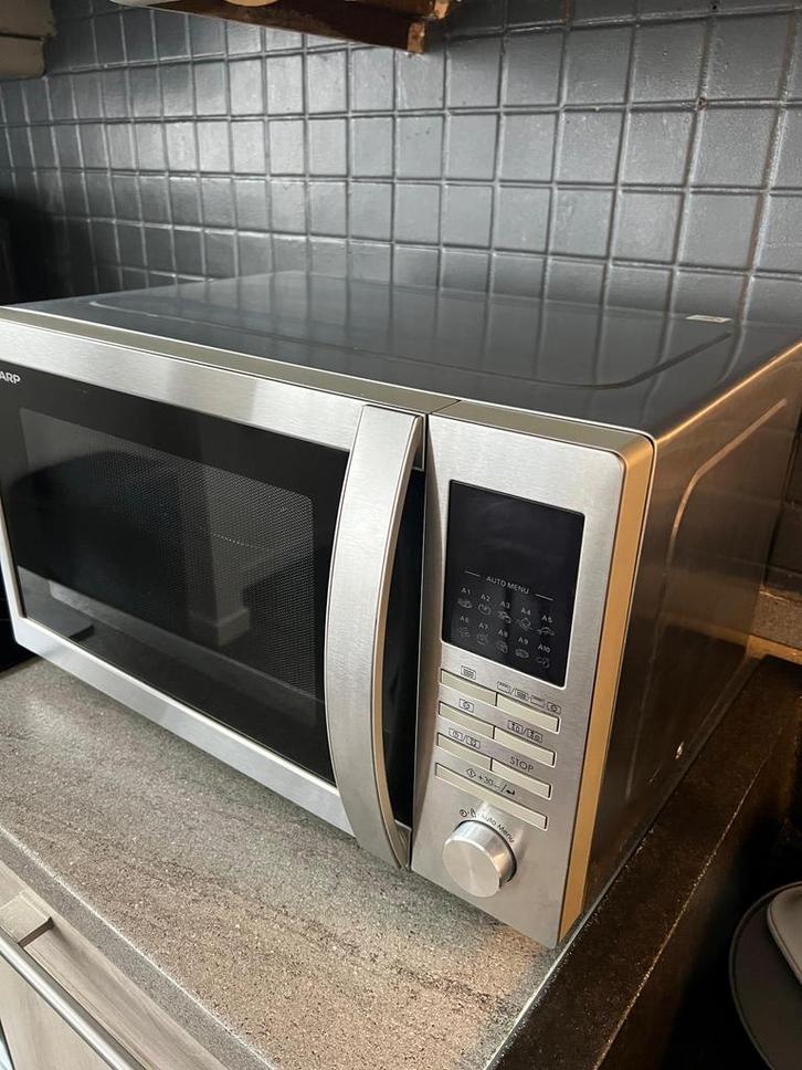 Sharp Home Appliances R-822STWE, Elektronische apparatuur, Microgolfovens, Draaiplateau, Ophalen