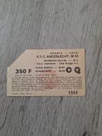 Ticket Testmatch Anderlecht - Club Brugge 1986, Ophalen of Verzenden