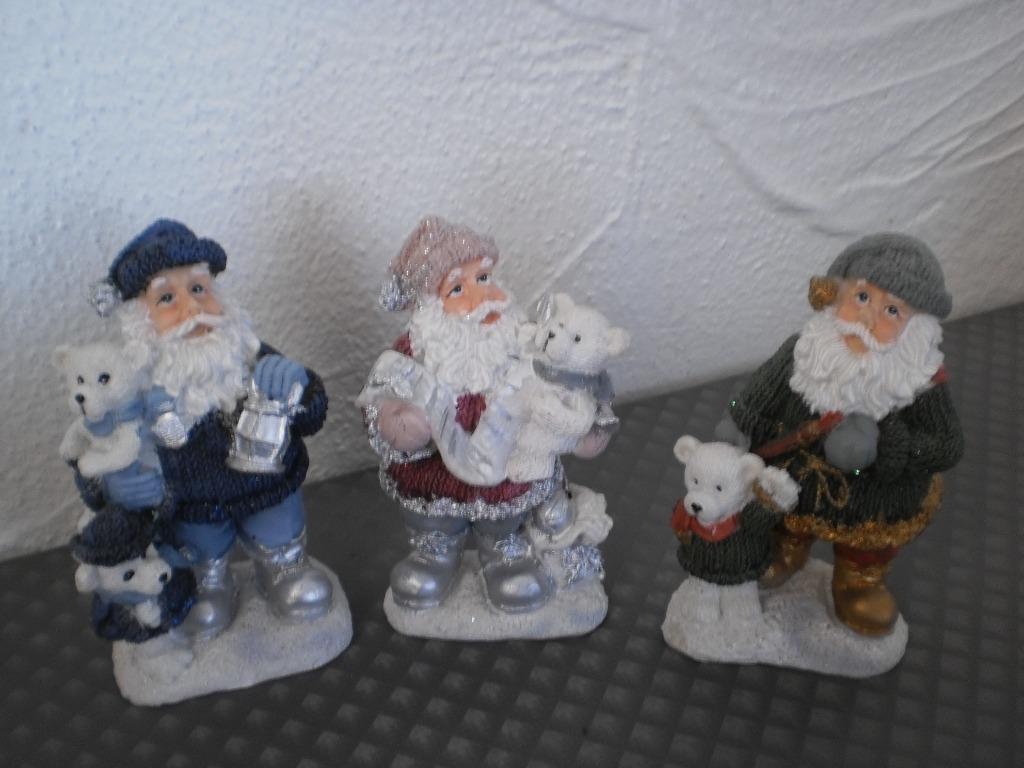 3 kerstmannen, Ophalen of Verzenden, Zo goed als nieuw