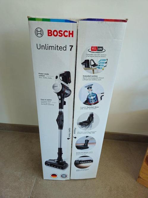 Nieuw: Bosch Steelstofzuiger Unlimited 7 BCS711MAT 18V zwart, Elektronische apparatuur, Stofzuigers, Nieuw, Overige typen, Minder dan 1200 watt