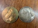 2 médailles, 1905 75e anniversaire BELGIQUE, Timbres & Monnaies