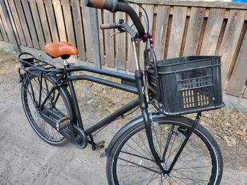 MAT ZWARTE TRANSSPORTFIETS  CARGO beschikbaar voor biedingen