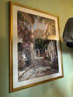 Kader met poster, Antiek en Kunst, Ophalen