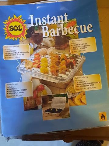 wegwerpbarbecue pakket instant bbq van Sol 