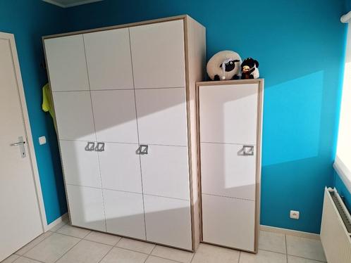 kleerkast + boekenkast, Huis en Inrichting, Kasten | Kleerkasten, Zo goed als nieuw, 200 cm of meer, 100 tot 150 cm, 50 tot 75 cm