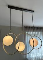 Hanglampen Design met gouden afwerking, dimbaar, Huis en Inrichting, Ophalen, Zo goed als nieuw