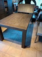 tafel Henders en Hazel, Huis en Inrichting, Tafels | Eettafels, Ophalen, Zo goed als nieuw, Donkerbruin