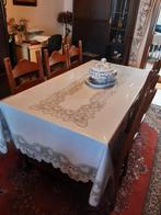 Eiken tafel met 6 Eiken stoelen, Ophalen, Gebruikt