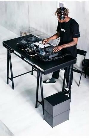 Dj tafel / hoge bureau Ikea Spänst, Huis en Inrichting, Bureaus, Zo goed als nieuw, Stabureau, Ophalen