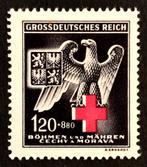 Deutsches Rotes Kreuz Bohemen & Moravië 1943 POSTFRIS, Enlèvement ou Envoi, Autres périodes, Non oblitéré
