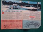 Panhard C.D. le mans - article illustré - 1962, Collections, Enlèvement ou Envoi, Autres personnages, Utilisé, Autres types